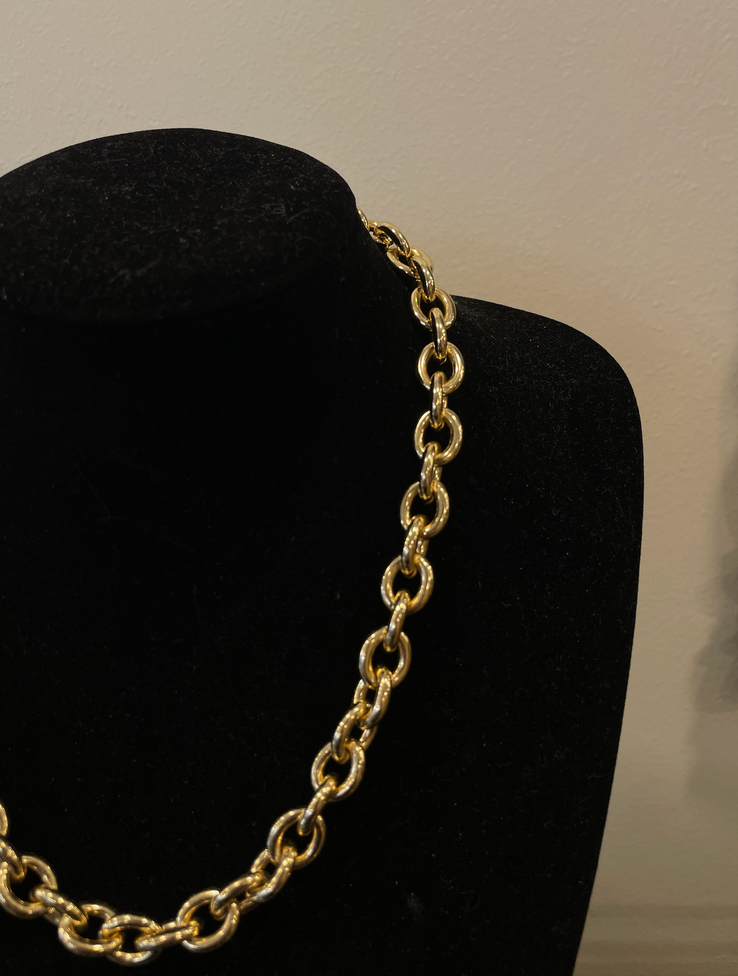Collier chaine gold en laiton doré Elie