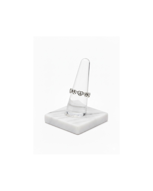 Bague en Argent 925 Motif Cœurs Entrelacés