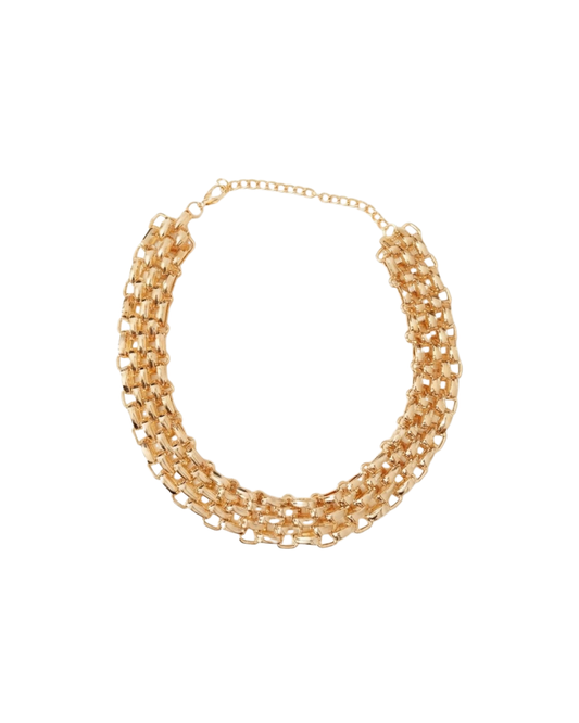 Collier Ras de Cou Ines laiton doré