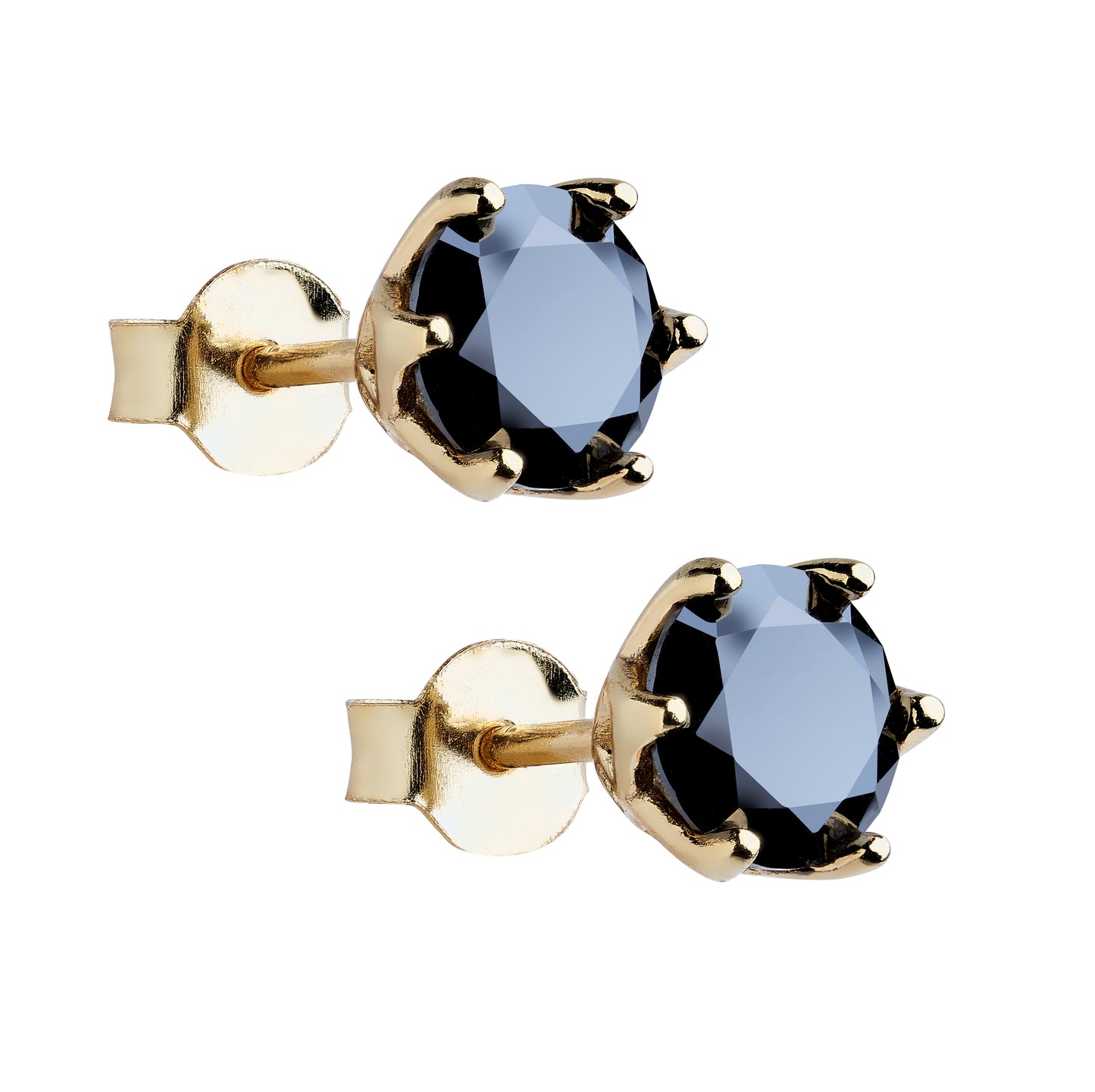 Boucles d'oreilles Perla noires