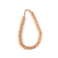 Collier bronze avec perles cylindriques