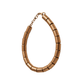 Collier bronze avec perles cylindriques