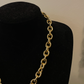 Collier chaine gold en laiton doré Elie