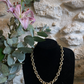 Collier chaine gold en laiton doré Elie