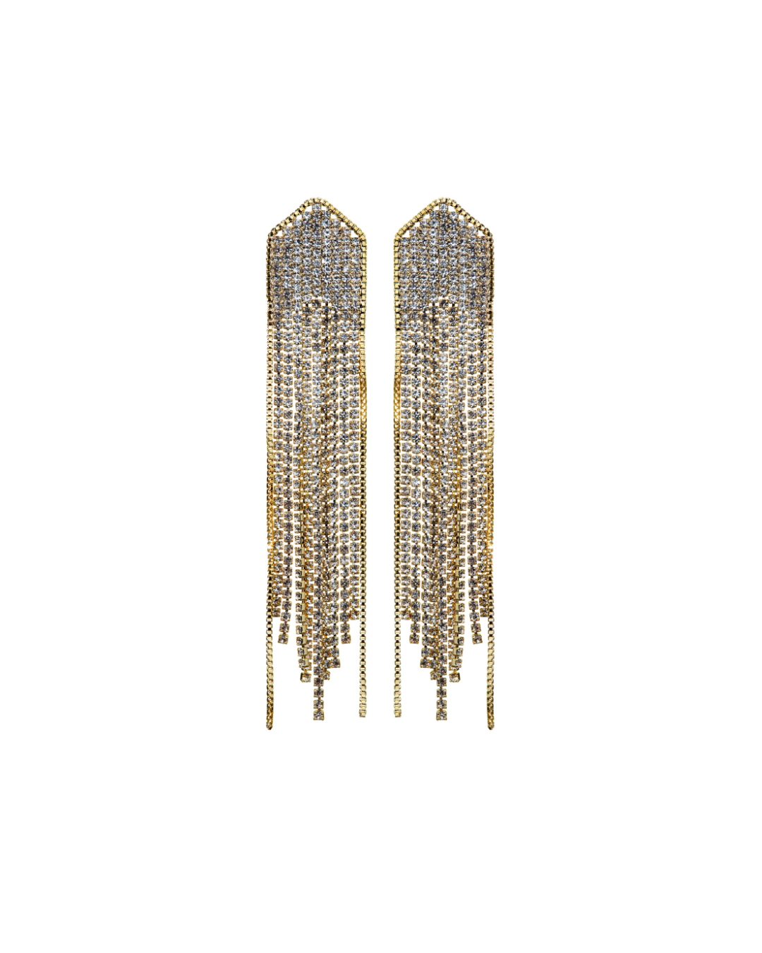 Boucles d'oreilles Roma à strass