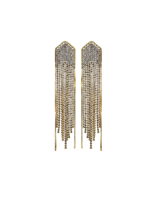 Boucles d'oreilles Roma à strass