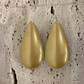 Boucles d'oreilles gouttes en laiton brossé doré