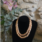 Collier bronze avec perles cylindriques
