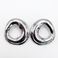 Boucles d'oreilles Elia en laiton argenté