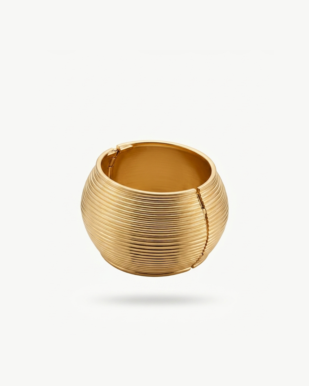 Bracelet Jonc Manchette Strié Zoé