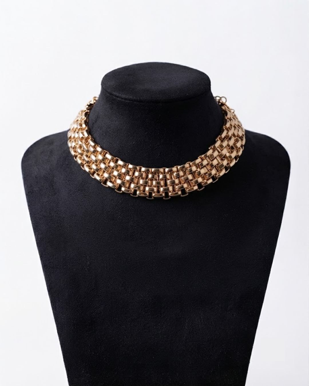Collier Ras de Cou Ines laiton doré