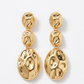 Boucles d'oreilles Marylin en laiton doré