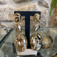 Boucles d'oreilles Marylin en laiton doré