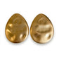 Boucles d'oreilles Isey en laiton doré brossé martelé