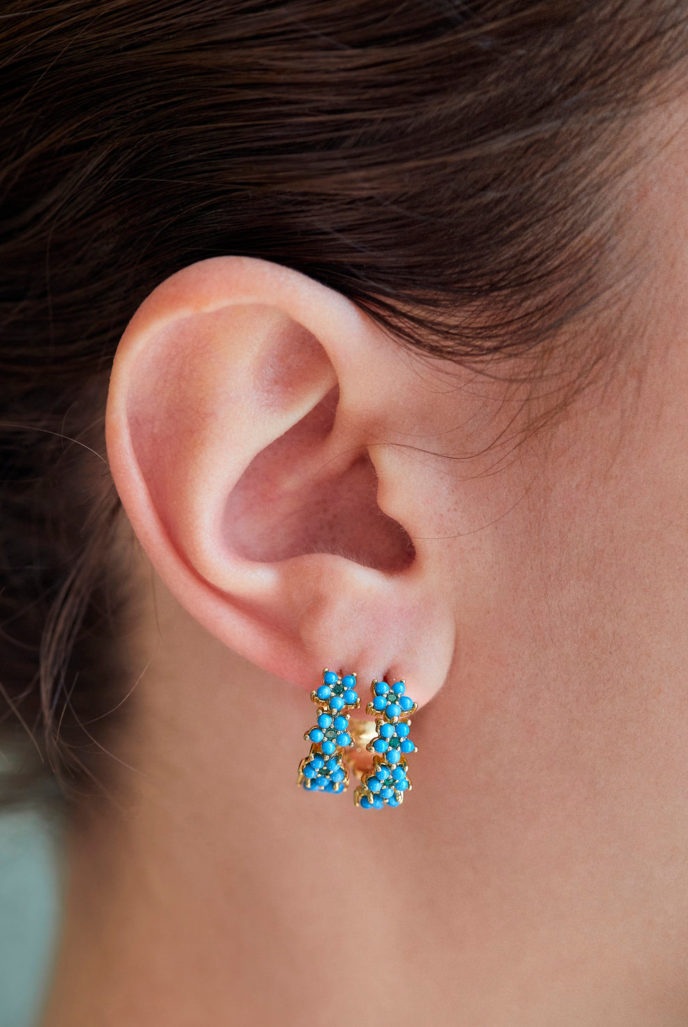 Boucles D'oreilles Vintage Jacques Toledo - Élégantes, Bon état, Style Rétro