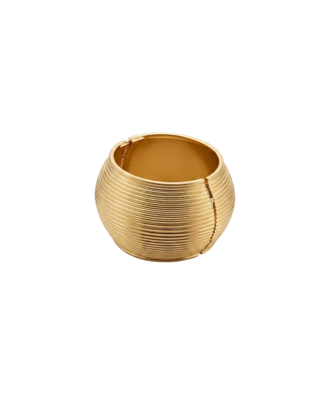Bracelet Jonc Manchette Strié Zoé