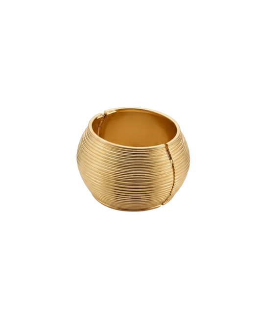 Bracelet Jonc Manchette Strié Zoé